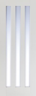 White Primed Utah (CLEAR GLASS) Solid Core - LPD