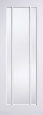Internal White Primed Lincoln (CLEAR GLASS) Solid Core Door