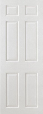 Internal White Primed Smooth 6 Panel Hollowcore Door
