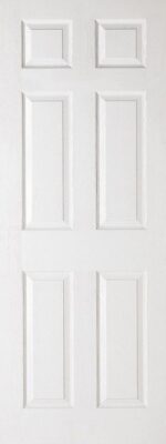 White Primed 6 Panel Textured - FD30 - LPD