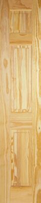 Clear Pine 3 Panel Half Door  - Solid Core - LPD