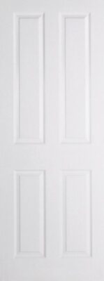 Internal White Primed Textured 4 Panel FD30 44mm Fire Door