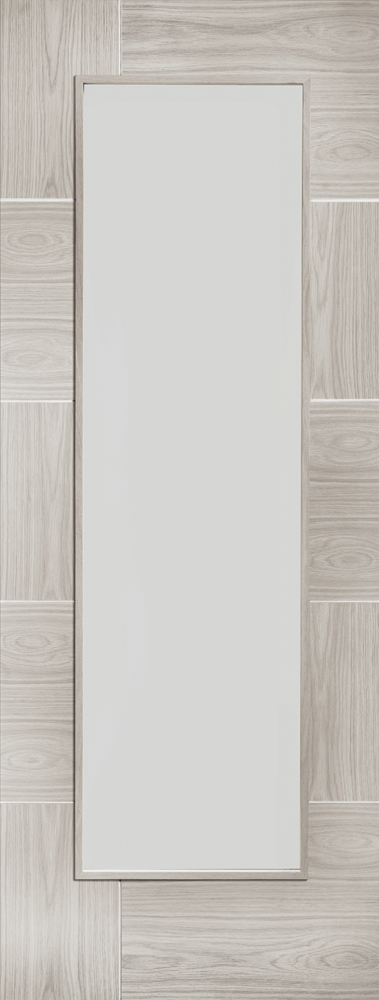 Internal White Grey Laminate Ravenna (CLEAR GLASS) Door