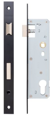 Slim Euro Black Sash Lock