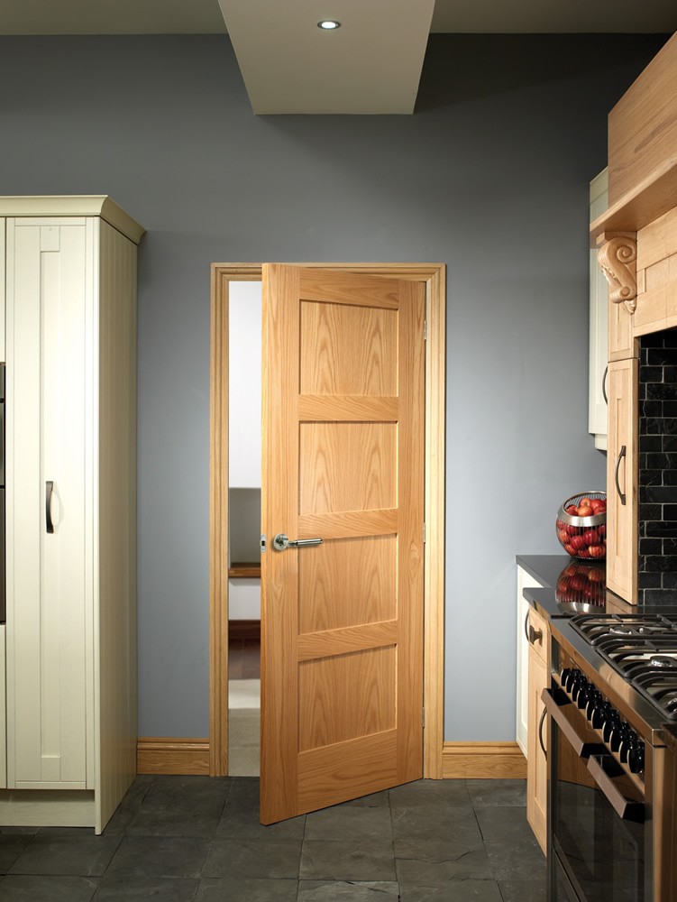 Oak Victorian Shaker 4 Panel - XL - Image 2