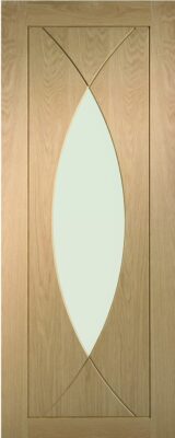 Oak Pesaro with (CLEAR GLASS) - Pre Finished