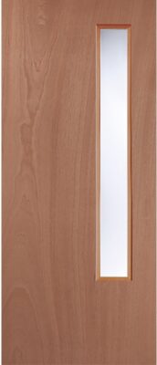 Lipped Timber Blank (OBSCURE GLASS) 20G FD30 44mm Fire Door - MB