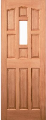 External Hardwood York M&T Un-Glazed (NO GLASS) Door