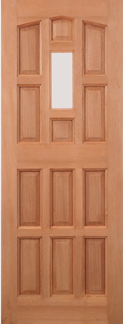 External Hardwood Elizabethan Dowelled Un-Glazed (NO GLASS) Door