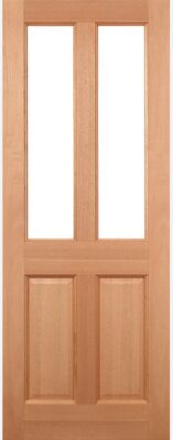 External Hardwood Malton (CLEAR GLASS) Un-Finished M&T Door