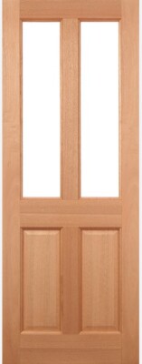 External Hardwood Malton (OBSCURE GLASS) Dowelled Un-Finished