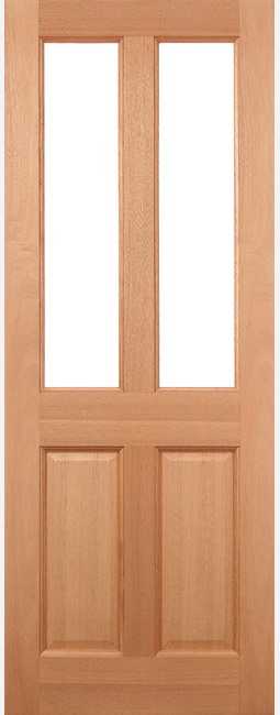 External Hardwood Malton (OBSCURE GLASS) Dowelled Un-Finished