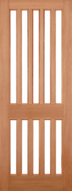 External Hardwood Windsor (CLEAR GLASS) Double Glazed M&T Door