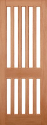 External Hardwood Windsor Un-Glazed (NO GLASS) Un-Finished M&T Door