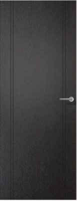 Internal Laminate Black Monaco FD30 Fire Door - Pre-Finished - LPD