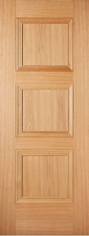 Oak Amsterdam Pre-Finished FD30 44mm Fire Door - LPD