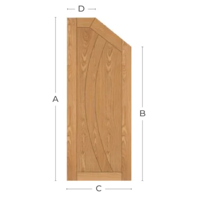 Oak Rav Straight/Angled Custom Door - MB