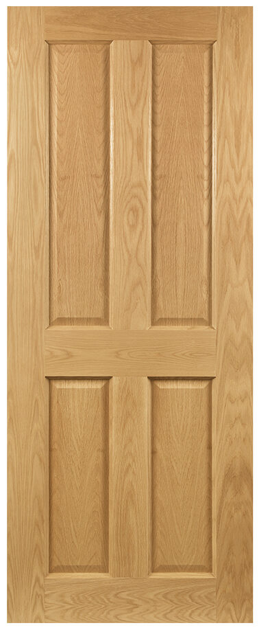 Internal Oak Bury 4P FD30 44mm Pre-Finished Fire Door