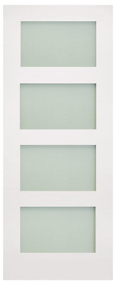 Internal White Primed Coventry (OBSCURE GLASS) Solid Core Door