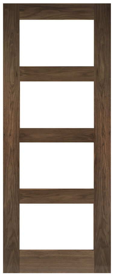 Internal Walnut Coventry (CLEAR GLASS) Pre-Finished Door