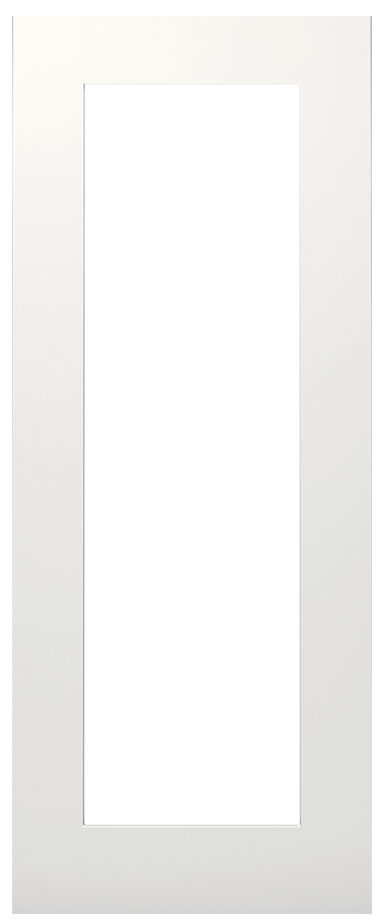 Internal White Primed Solid Core Denver (CLEAR GLASS) Door