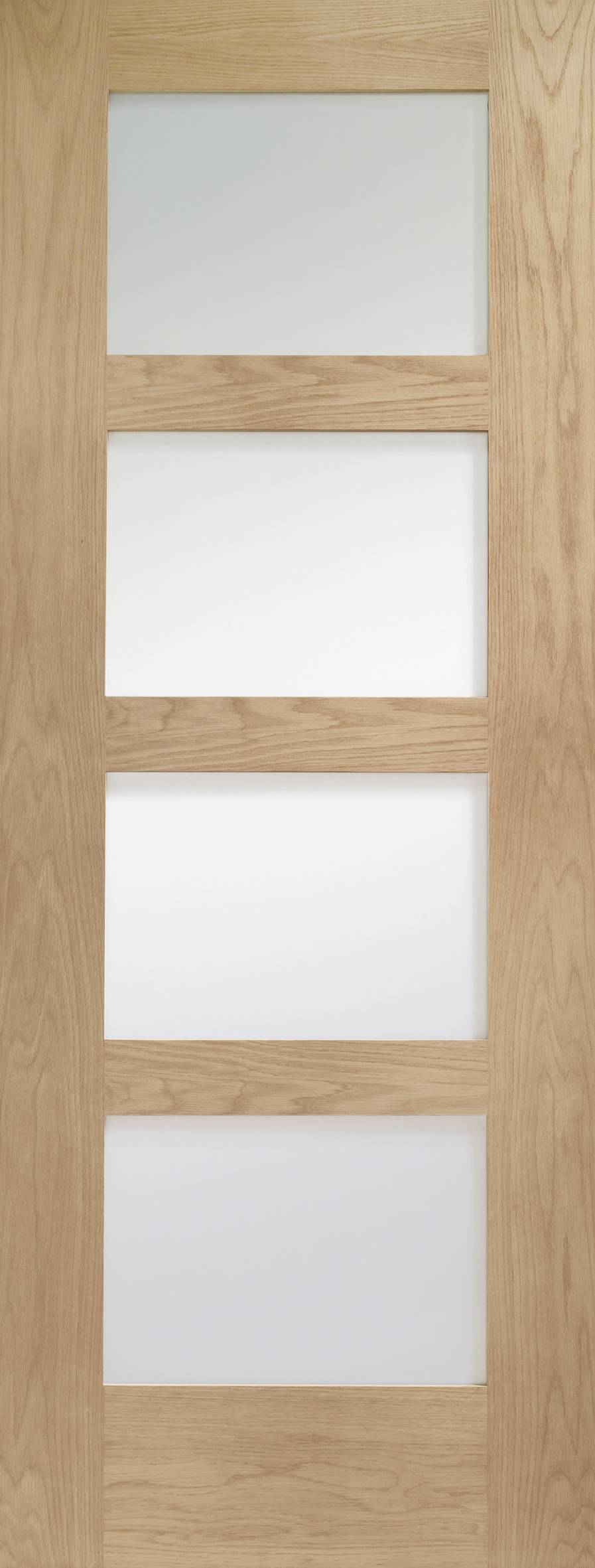 Oak Shaker (CLEAR GLASS) Un-Finished - XL