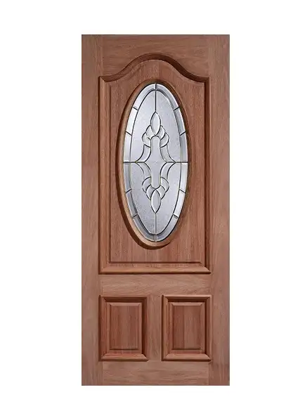 External Hardwood Cheltenham Old America Brass Glazed Door