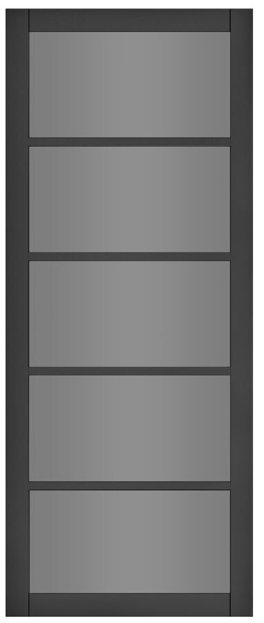 Internal Shoreditch Black (TINTED GLASS) Pre-Finished Door