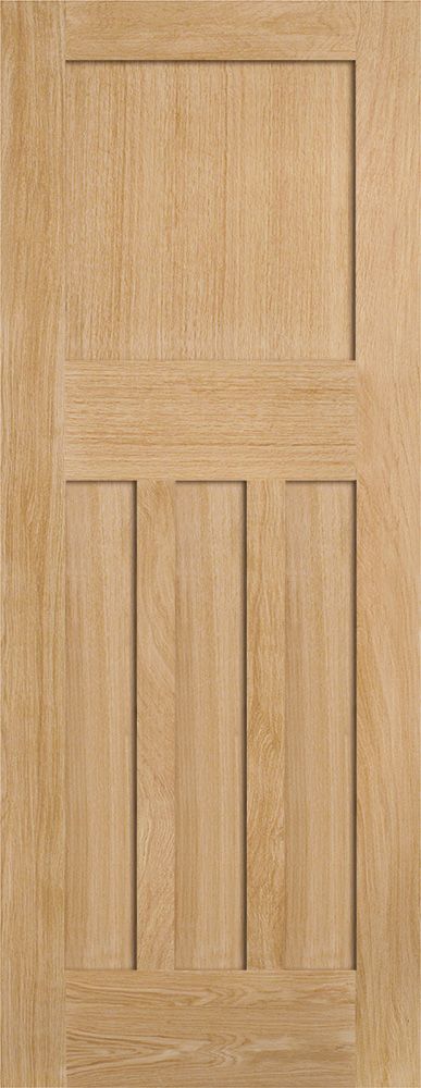 Internal Oak DX30 Shaker Panel Un-Finished Door