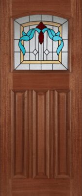 External Hardwood (DECORATIVE GLASS) Un-Finished Edinburgh RM1S DOOR