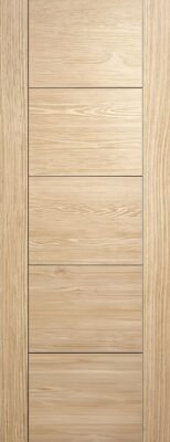 Internal Oak Un-Finished Ladder 5P FD30 44mm Fire Door