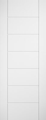 INTERNAL White Primed Ladder 7P FD30 44mm Fire Door