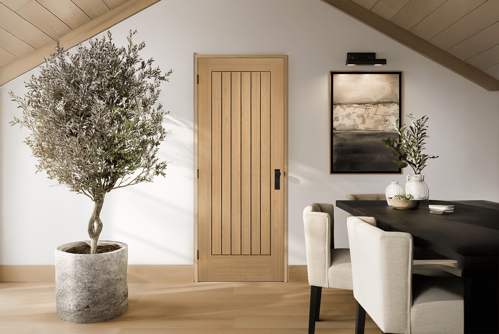Internal Oak Cotswold Solid Core Pre-finished FD30 44mm Fire Door - Image 2