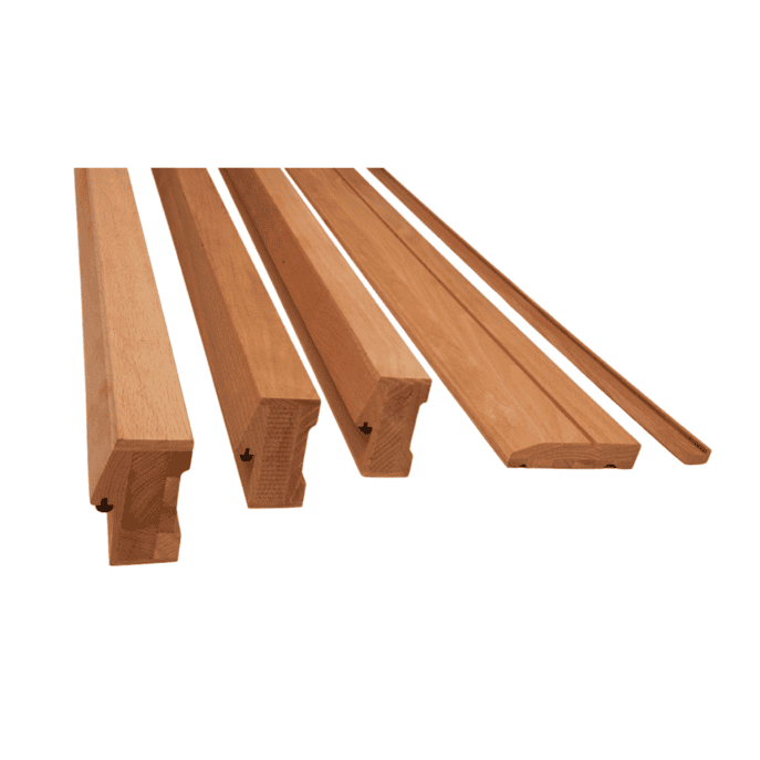 External Oak Adjustable Un-finished Double Frame Kit
