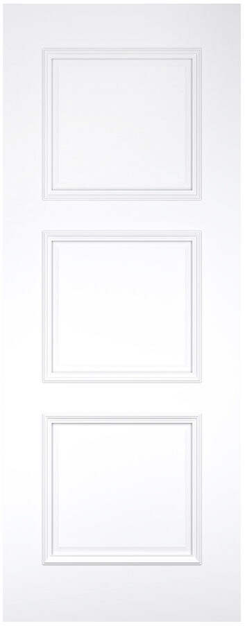 Internal White Primed Solid Core Trinity Internal Door
