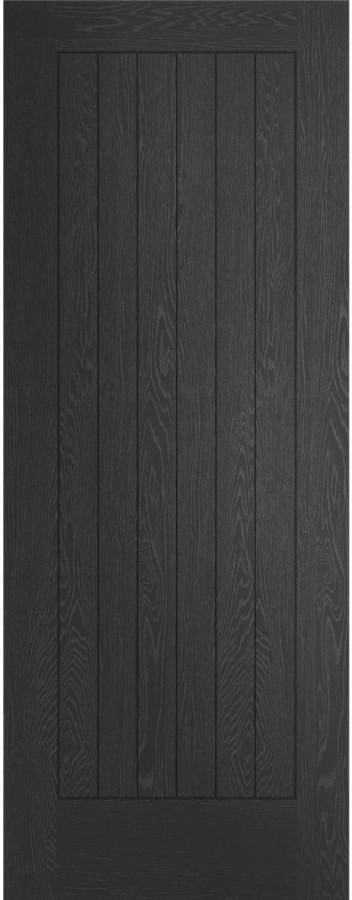 Internal Black Laminate Suffolk Pre-Finished Door