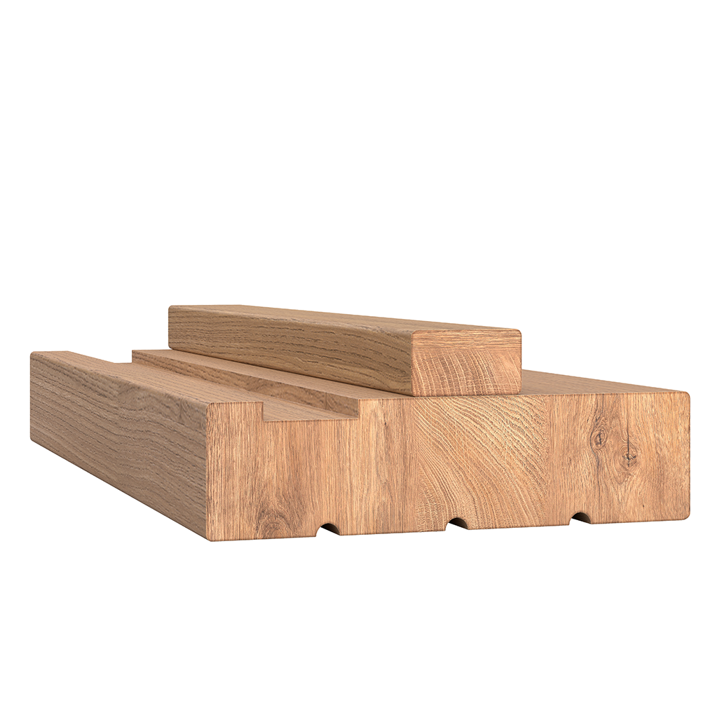 Internal Un-Finished Oak Door Lining FD30 (supplied with 14x25mm loose stop)