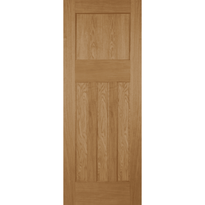 Internal Oak 1930 4 Panel Un-Finished Solid Core Door