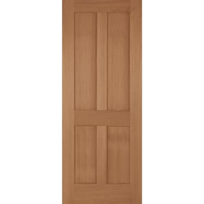 Internal Oak Bristol 4 Panel Un-Finished Solid Core Door