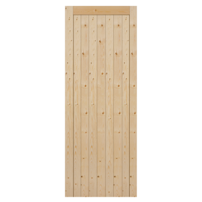Internal Framed Ledged And Braced Unfinished Solid Core Door