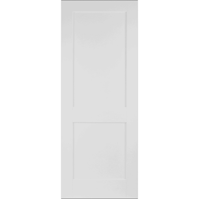 Internal White 2 Panel Shaker Pre-Finished FD30 44mm Fire Door