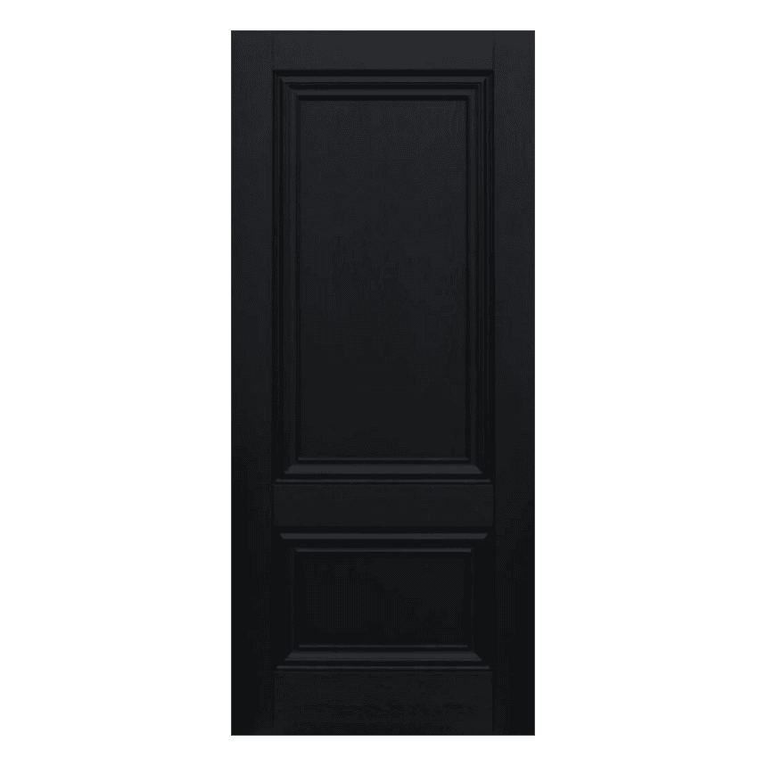 Internal Black Laminate Lyon 1 Light (CLEAR GLASS) Pre-Finished Semi-Solid Core Door