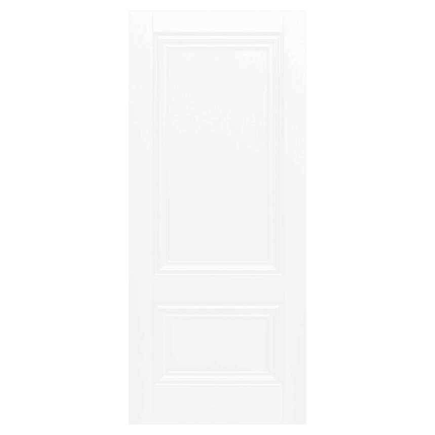 Internal White Laminate Lyon 2 Panel Pre-Finished FD30 44mm Fire Door