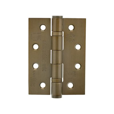 4 inch Grade 13 CE Ball Bearing Hinge Antique Brass - Pack of 3 (Suitable for 44mm and 54mm Doors)
