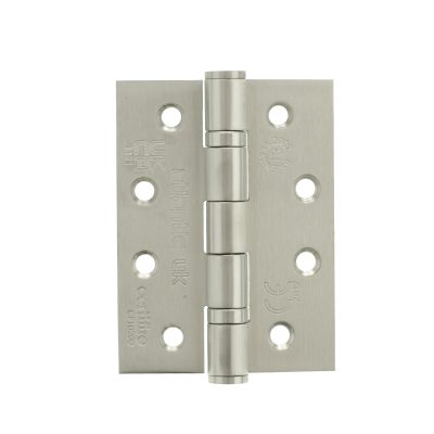 4 inch Grade 13 CE Ball Bearing Hinge Satin – Pack of 3 (Suitable for 44mm and 54mm Doors)