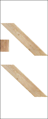 Un-Finished Oak Bracing Pack LB