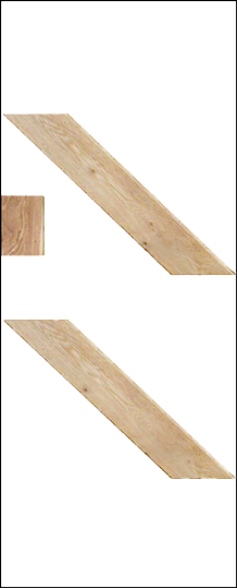 Un-Finished Oak Bracing Pack LB