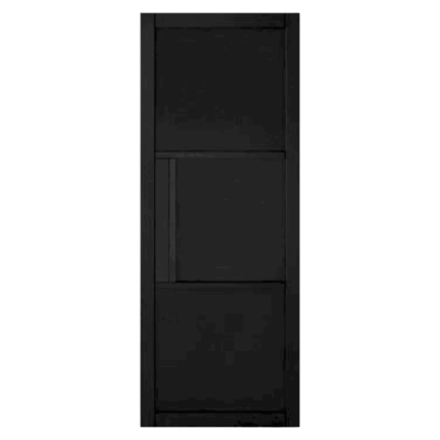 Internal Black Laminate 3 Panel Florence Pre-Finished Semi-Solid Core Door