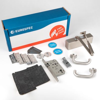 Commercial Fire Door Pack - Lever DIN Lock (Suitable for 44mm Fire Doors)