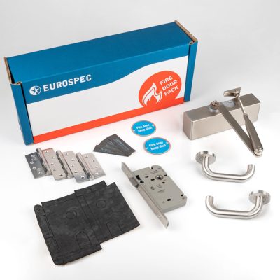 Commercial Fire Door Pack - Lever DIN Latch (Suitable for 44mm Fire Doors)